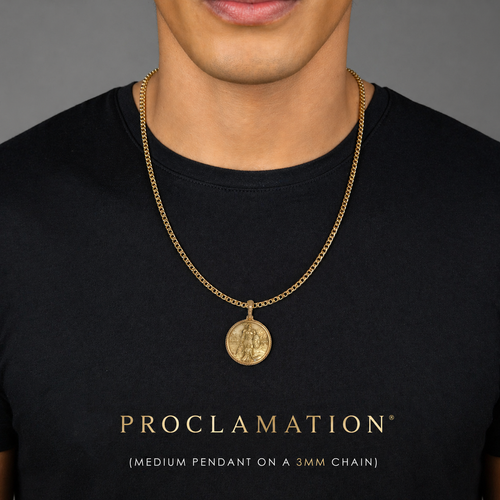 TRIUMPH, Gold David & Goliath Pendant